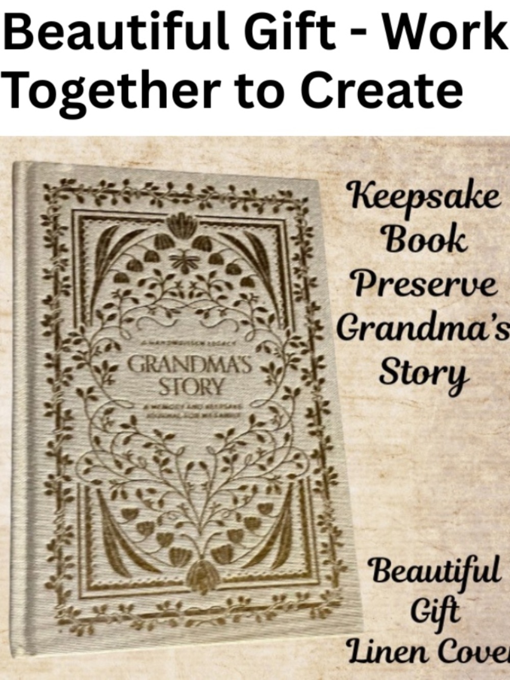 Journal for Grandma - a Keepsake for the family Guide to write-  by Korie Herold